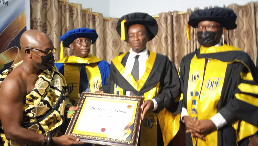 DistinSa Honors Dr. Nana Oppong, Professor NsowahNuamah and Professor