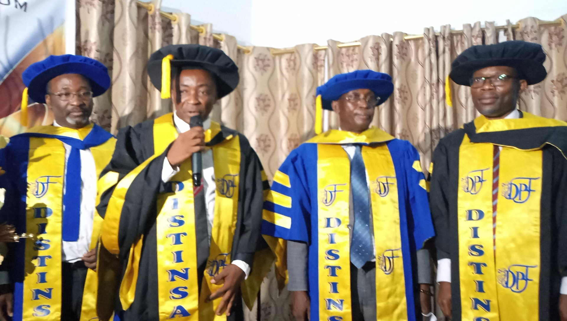 DistinSa Honors Dr. Nana Oppong, Professor NsowahNuamah and Professor